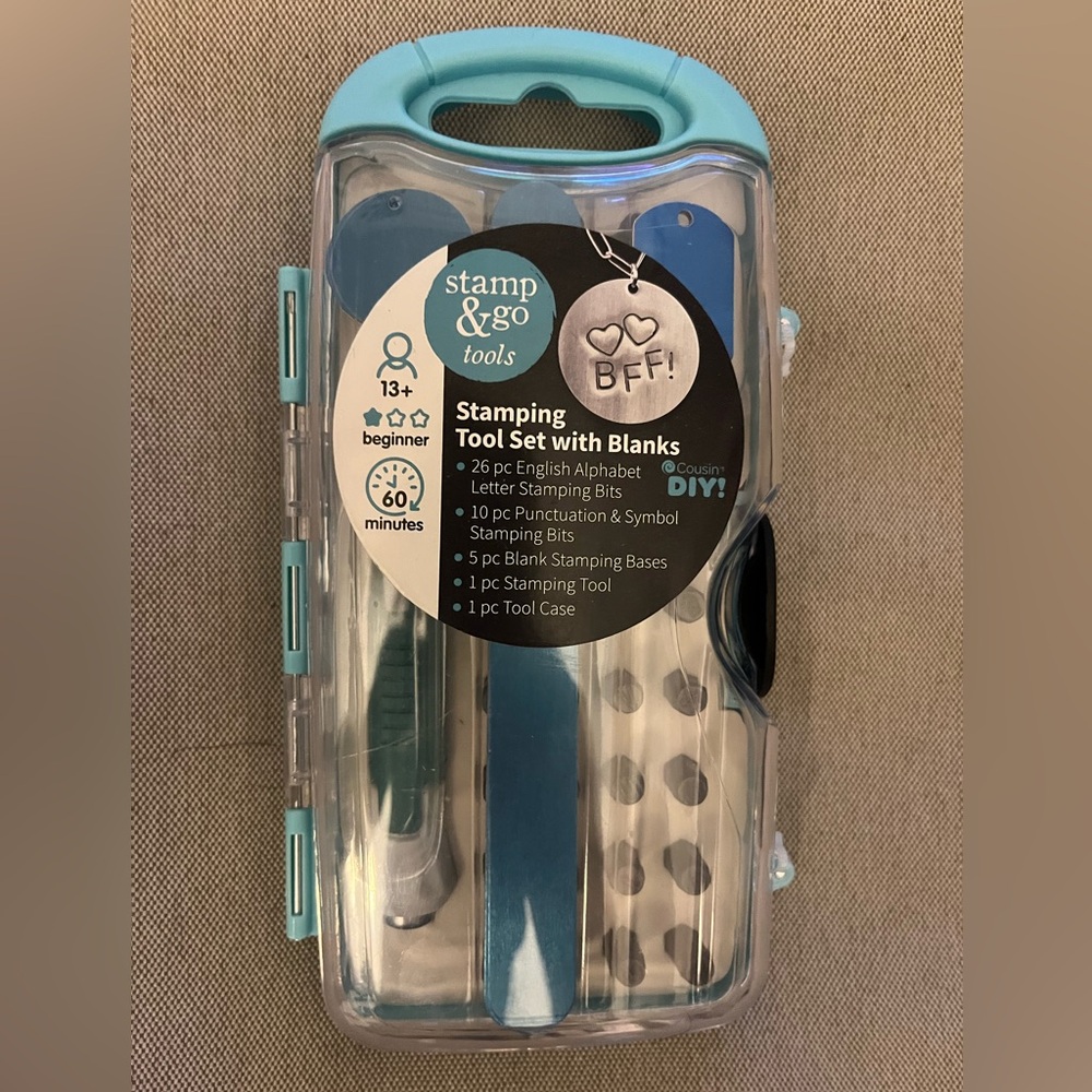 Stamp & Go Stamping Tool Set with Blanks